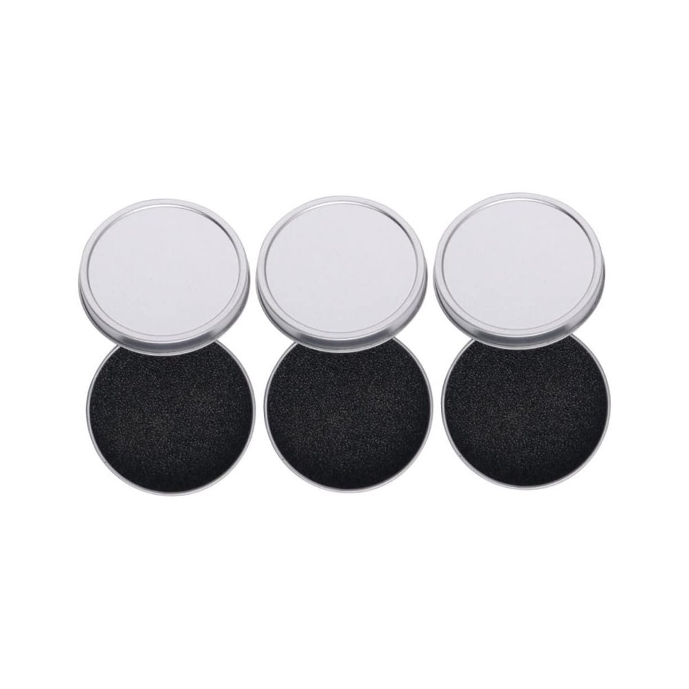 PLAFOPE 3pcs Round Makeup Brush Cleaner Bowl Professional Case for Dry Cleaning Makeup Brush Dryer