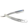 FOYTOKI Stainless Steel Barber Razor Facial Shaver for Women Face Manual Shaving Razor for Men view 1