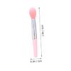 Mikinona Creative Silicone Lipstick Brush Mini Applicator for Women Travel-friendly Easy Precision Makeup Tool for Lips and Eyeshadow Red Pink Handles view 2