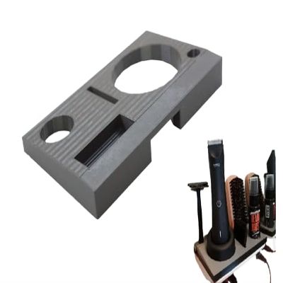Bathroom Organizer for Manscaped Razor Set - Wall Outlet Mount Charger Holder