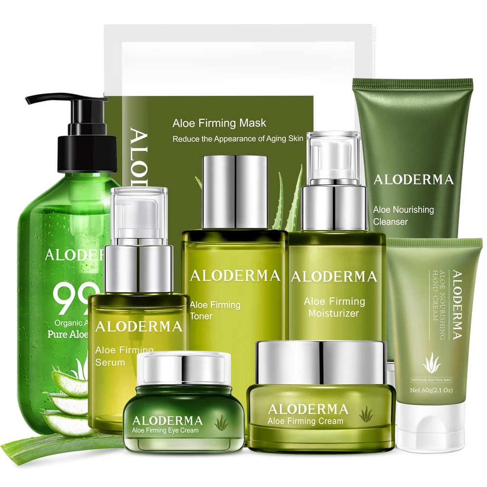 Aloderma Ultimate Aloe Firming & Rejuvenating Set 9-Piece Set