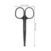 TOVINANNA 2pcs Multi-purpose Small Scissors for Eyebrow Nose Hair Beard Mustache Facial Hair Stainless Steel Round Head Scissors view 2