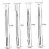 BIUDECO Nail Art Cuticle Pusher Tool Stainless Steel Pusher Cuticle Trimmer Set view 2