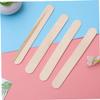 BIUDECO 50pcs Hair Removal Wooden Wax Applicator Sticks for Brow Waxing Safe Material for Salon Home Use view 2