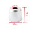 BIUDECO Zinc Alloy Shaving Razor Stand for Men Travel Razor Holder Stand Base Mini Silver view 2