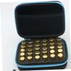 BIUDECO 30-Compartment Essential Oil Storage Bag Portable Organizer for Travel Waterproof Essential Oil Bottle Case Detachable Strap Suitable for Aromatherapy Enthusiasts view 2