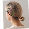 BIUDECO 50pcs Glitter Metal Snap Hair Clips Mixed Colors for Women Girls Stylish Barrettes for All Hair Types Accessories view 4