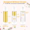 13 Pack Travel Size Containers, 1.7/1/0.5oz Clear Airless Pump Bottles, Makeup Containers, TSA Approved Skincare Empty Travel Bottles Leak Proof Refillable Jars for Toiletries, Lotion, Liquid, Cream view 3