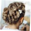 Mikinona 3pcs Rhinestone Hair Combs for Weddings Elegant Bridal Hair Accessories Decorative Headpieces for Bridesmaids Suitable for Engagements and Parties view 2