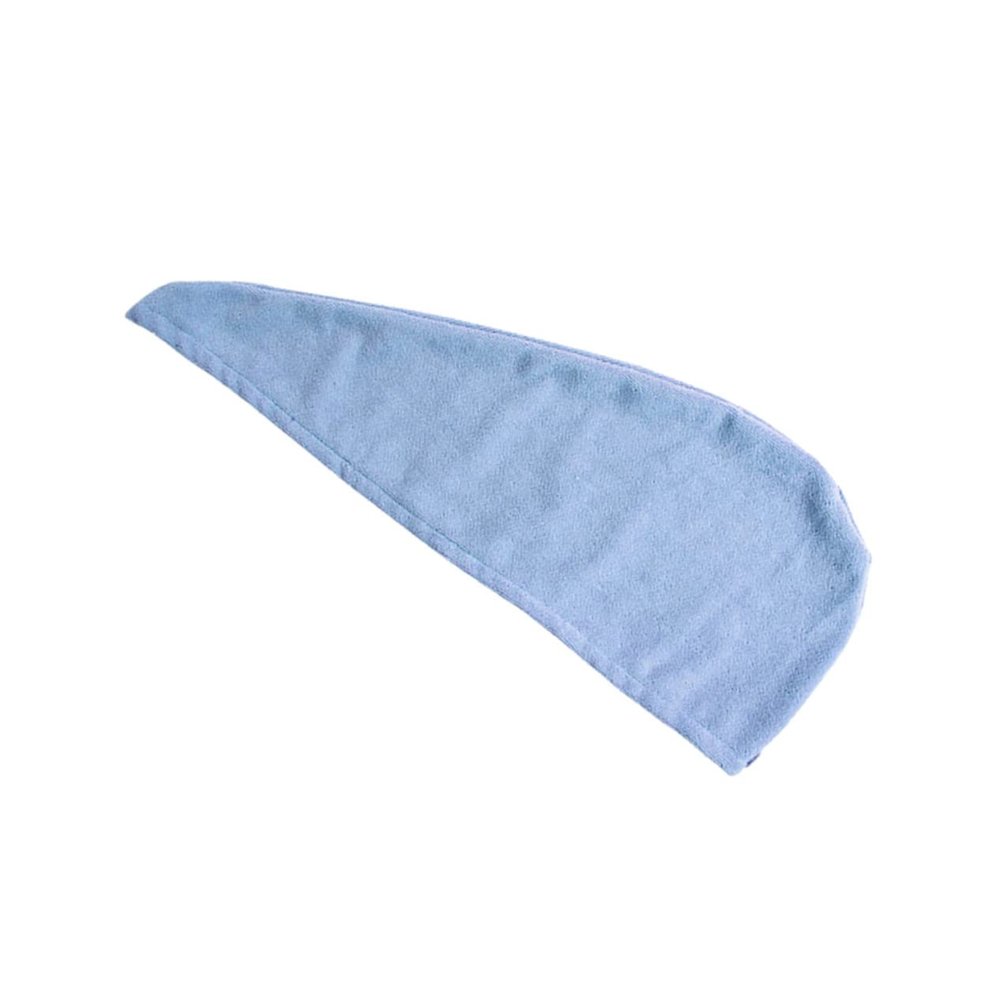 BIUDECO Fast Hair Drying Cap Hair Drying Towel Blue 60x25cm 70g Thick Plush Long Hair Wrap Towel
