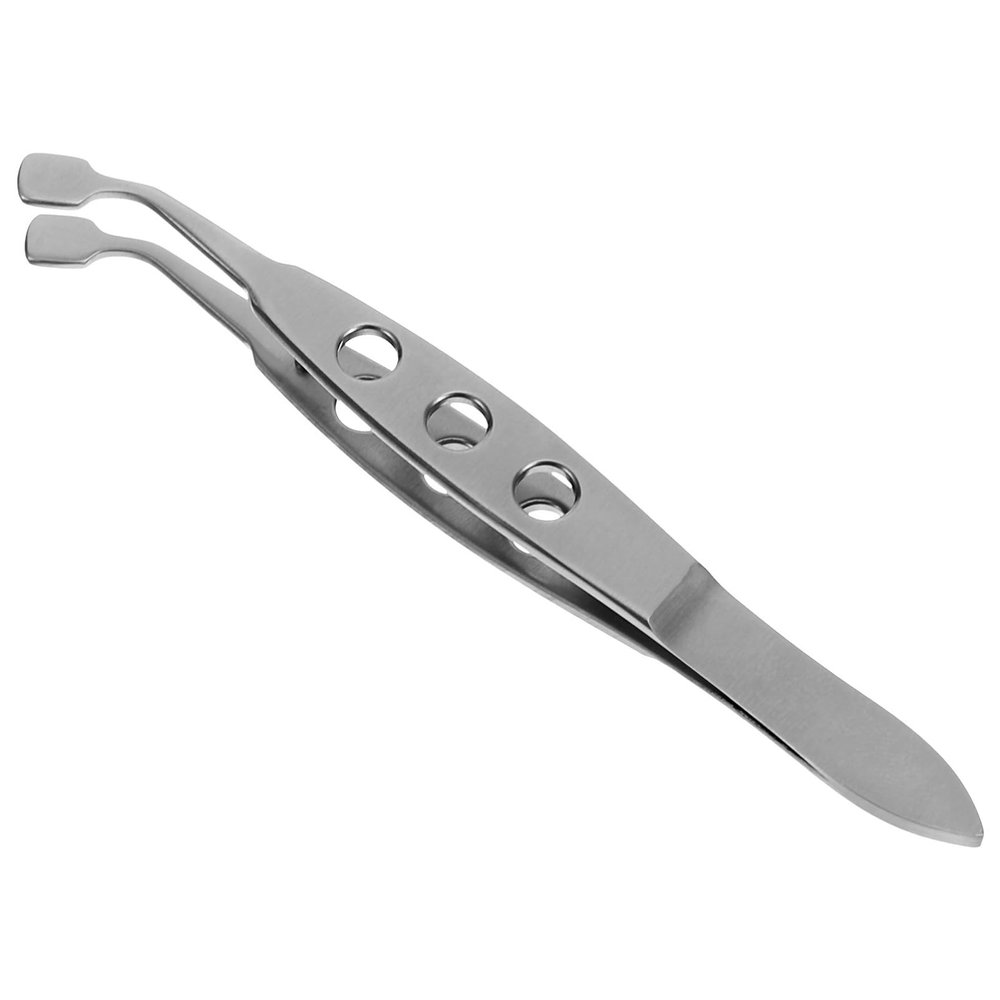Mikinona Women Beauty Tools Metal Eyelid Tweezer for Meibomian Gland Expressor Eyelid Compressor Lashing Tweezers