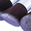 Premium Synthetic Kabuki Foundation Face Powder Blush Eyeshadow Brush Kit, Set of 10, Black/Silver view 2