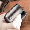 Pocket Shaver USB Shavers for Men, Rechargeable Waterproof Compact Electric Shaver, Double Head Razors, Minis Portable Electric Razors, for Home, Car, Travel view 2