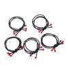 VINTORKY 10pcs Cherry Hair Ties for Women Elastic Stretch Ponytail Holders Red Hair Accessories for Everyday Use for Girls and Women view 1