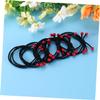 VINTORKY 10pcs Cherry Hair Ties for Women Elastic Stretch Ponytail Holders Red Hair Accessories for Everyday Use for Girls and Women view 3