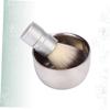 HONMEET Professional Shaving Brush Set Stainless Steel Bowl High-grade Bristles for Home and Salon Use Non- Handle for All Shaving Soaps view 3