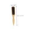 Baluue Men's Beard Brush Double Sided Hair Follicle Brush for Grooming Styling Wooden Handle for Father's Day view 2