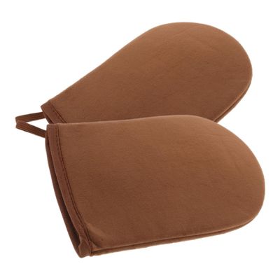 TOVINANNA 1pair Comfortable Tanning Mitts for Even Self Application Soft Fabric Gloves for Sunless Tanning Convenient Oil Spreader Tool for Body Lotion