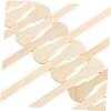 Baluue 200pcs Hair Wax Stick for Flyaways Wooden Applicator Sticks for Eyebrow Waxing Hard Wax Salon Home Use view 2
