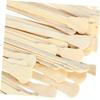Baluue 200pcs Hair Wax Stick for Flyaways Wooden Applicator Sticks for Eyebrow Waxing Hard Wax Salon Home Use view 3