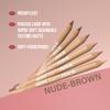 Beauty Glazed 6pcs Nude Brown Lip Liner Makeup Set - Waterproof & Smudge-Proof Matte Pencil, Long-Lasting & Durable, Smooth & Easy Glide, Non-Smudge, Contouring, Filling & Layering (NUDE-BROWN Set) view 3