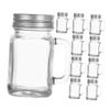 16pcs Glass Storage Jar Essential Oil Perfume Small Glass Bottles for Liquids Little Bottles Handle Cup Aluminum Travel Filling/1864 view 1