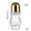 Convenient Clear Glass Bottles Convenient Containers For Liquids Essential Oil Storage Case Organized For Women view 3