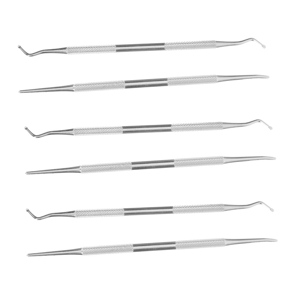 Mikinona 6pcs Nail Dirt Removal and Cleaning Tools Ergonomic Toenail Groove Spoon for Nail Care and Pedicure at Home Salon Durable Design for Quick Dirt Removal