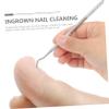 Mikinona 6pcs Nail Dirt Removal and Cleaning Tools Ergonomic Toenail Groove Spoon for Nail Care and Pedicure at Home Salon Durable Design for Quick Dirt Removal view 3