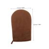Baluue 1pair Self Mitt Applicator Soft Fabric Glove for Even Lotion Application Convenient Oil Spreader Reusable Tanning Tool for Sunless Tanning view 2