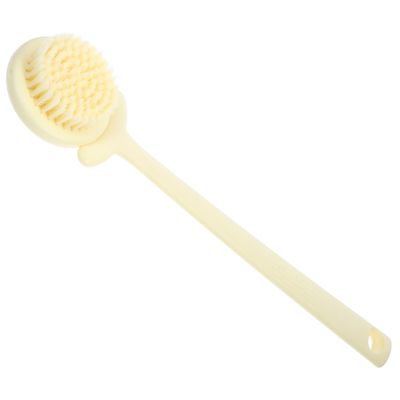 Baluue Plastic Bath Brush Handle for Scrubbing Soft Body Scrubber for Gentle Exfoliation Ergonomic Design for Comfortable Bathing Bath Supplies for Skin Types