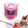 VILLFUL Electric Pencil Sharpener Dual Hole Automatic for Students Artists Portable and Easy to Clean Random Color view 2