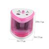 VILLFUL Electric Pencil Sharpener Dual Hole Automatic for Students Artists Portable and Easy to Clean Random Color view 3