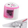 VILLFUL Electric Pencil Sharpener Dual Hole Automatic for Students Artists Portable and Easy to Clean Random Color view 4