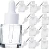 OHPHCALL 10pcs Empty Glass Bottles Dropper Essential Oil Roller Bottles for Home Store Use view 1