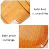 JOMRTS Wood Foot Bath Bucket Household Foot tub Foot Bath Barrel Foot Bath Tub Foot Bath Barrel Winter Lightweight Bamboo Tube Pedicure Barrel Footbath with Lid Household (1) view 3