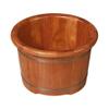 JOMRTS Foot Tub Wooden Foot Basin Pedicure Basin Household Salon Foot Bath Oak Barrel,Foot Spa for Adults Foot Massage Bucket with Lid,Foot Bath Spa Tub Foot Bath Wooden Bucket (Multi Colored B) view 1