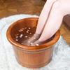 JOMRTS Foot Tub Wooden Foot Basin Pedicure Basin Household Salon Foot Bath Oak Barrel,Foot Spa for Adults Foot Massage Bucket with Lid,Foot Bath Spa Tub Foot Bath Wooden Bucket (Multi Colored B) view 4