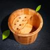 JOMRTS Wood Foot Tub Bath Basin Solid Wood Foot Tub, Wooden Foot Basin, Pedicure Bowl Spa Massage Cedar Pedicure Barrels Household Foot Bath Barrel, with Lid,35cm view 3