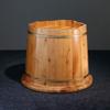 JOMRTS Wood Foot Tub Bath Basin Solid Wood Foot Tub, Wooden Foot Basin, Pedicure Bowl Spa Massage Cedar Pedicure Barrels Household Foot Bath Barrel, with Lid,35cm view 4