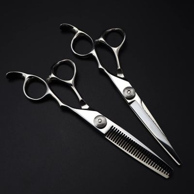 Hair Cutting Shears, 6 Inch Japan 440C Upscale Scissor Cut Hair Cutting Scissors Thinning Barber Haircut Shears Hairdressing Scissors Set