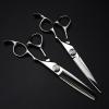 Hair Cutting Shears, 6 Inch Japan 440C Upscale Scissor Cut Hair Cutting Scissors Thinning Barber Haircut Shears Hairdressing Scissors Set view 1