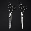 Hair Cutting Shears, 6 Inch Japan 440C Upscale Scissor Cut Hair Cutting Scissors Thinning Barber Haircut Shears Hairdressing Scissors Set view 4