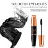 Jaxylion Emboadlie Mascara, Waterproof Silk Fibre Thick Lengthening, No Smudge, No Clump, Black, 3 Pack (3x10ml) view 2