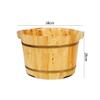 JOMRTS Foot Tub Wooden Foot Basin Foot Tub, Solid Wood Foot Tub, Foot Tub, Pedicure Basin, Foot Massage Basin, Home, Hotel view 3
