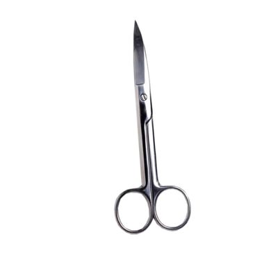 Baluue Stainless Steel Eyebrow Scissors Precision Makeup Tool for Eyebrow Trimming Portable Small Scissors for Travel Grooming Accessory Pvc Package