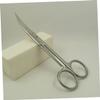 Baluue Stainless Steel Eyebrow Scissors Precision Makeup Tool for Eyebrow Trimming Portable Small Scissors for Travel Grooming Accessory Pvc Package view 3