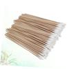 Baluue 600 Pcs Pet Cleaning Swabs Single Head Wood Stick Cotton Swabs for Ear Cleaning and Makeup Removal view 3