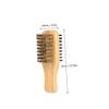 Baluue Beard Brush for Men Bristle Hair Brush Double-sided Beard Styling Maker view 2