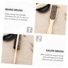 Baluue 3pcs Boar Bristle Beard Brush Set for Men Dual-sided Grooming Brushes Portable Beard Care Kit with Small Medium and Large for Easy Styling and Cleaning view 4